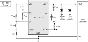 AOZ1377DI-01 Typ App Drawing