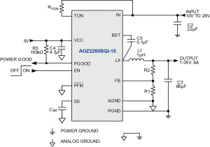 AOZ2260BQI-15 Typ App Drawing