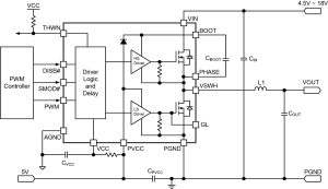 AOZ5116QI-03 Typ App Drawing