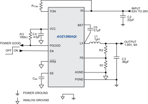 AOZ1266AQI Typ App Drawing