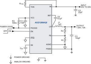 AOZ1269AQI Typ App Drawing