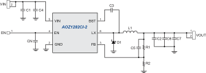 AOZ1282CI-2 Typ App Drawing