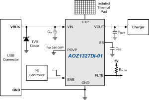 AOZ1327DI-01 Typ App Drawing