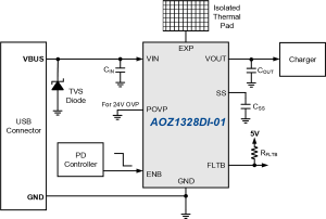 AOZ1328DI-01 Typ App Drawing