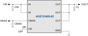 AOZ1334DI-02 Typ App Drawing