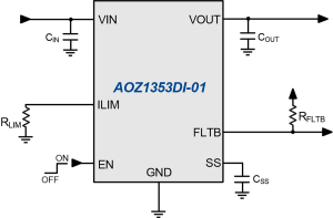 AOZ1353DI-01 Typ App Drawing