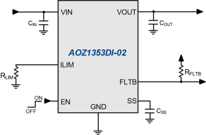 AOZ1353DI-02 Typ App Drawing