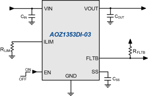 AOZ1353DI-03 Typ App Drawing