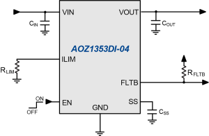 AOZ1353DI-04 Typ App Drawing