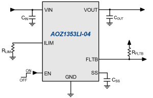 AOZ1353LI-04 Typ App Drawing