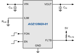 AOZ1356DI-01 Typ App Drawing