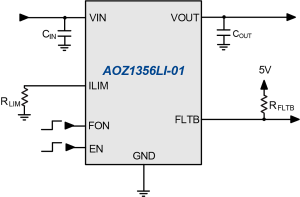 AOZ1356LI-01 Typ App Drawing