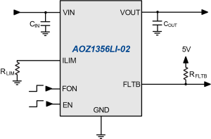 AOZ1356LI-02 Typ App Drawing