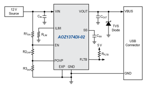 AOZ1374DI-02 Typ App Drawing