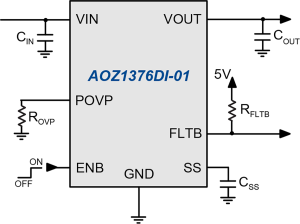 AOZ1376DI-01 Typ App Drawing