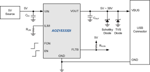 AOZ15333DI-01 Typ App Drawing