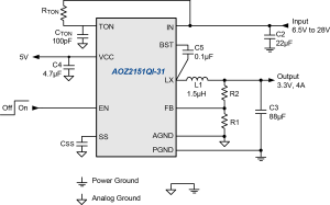 AOZ2151EQI-31 Typ App Drawing