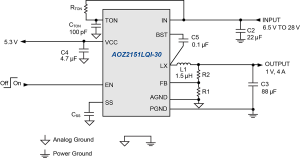 AOZ2151LQI-30 Typ App Drawing