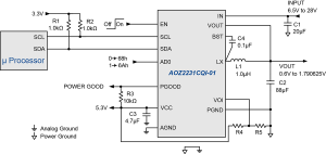 AOZ2231CQI-01 Typ App Drawing