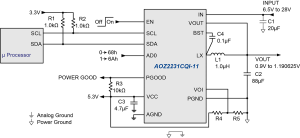 AOZ2231CQI-11 Typ App Drawing