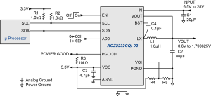 AOZ2232CQI-02 Typ App Drawing