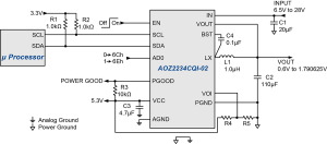 AOZ2234CQI-02 Typ App Drawing