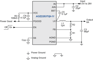 AOZ2253TQI-11 Typ App Drawing