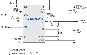 AOZ2254EQI-30 Typ App Drawing