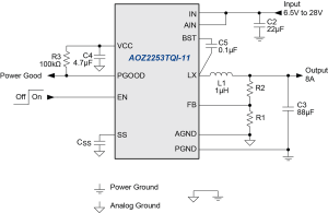 AOZ2254TQI-11 Typ App Drawing