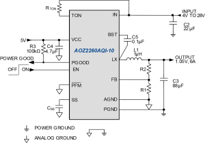 AOZ2260AQI-10 Typ App Drawing