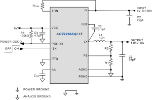 AOZ2260AQI-15 Typ App Drawing