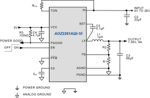 AOZ2261AQI-10 Typ App Drawing