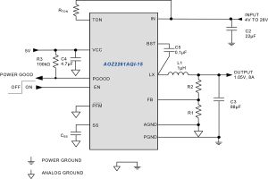 AOZ2261AQI-15 Typ App Drawing