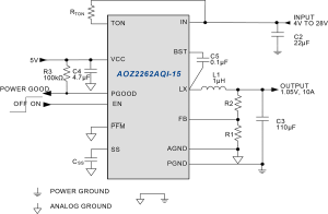 AOZ2262AQI-15 Typ App Drawing