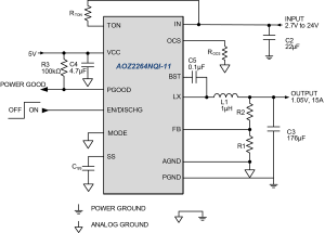 AOZ2264NQI-11 Typ App Drawing