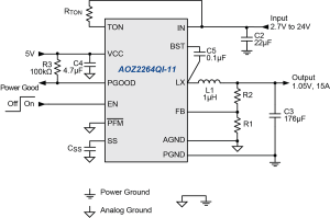 AOZ2264QI-11 Typ App Drawing