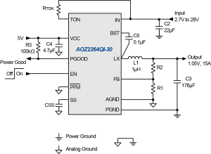 AOZ2264QI-30 Typ App Drawing