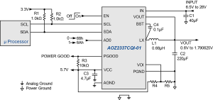 AOZ2337CQI-01 Typ App Drawing