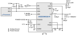 AOZ2338CQI-01 Typ App Drawing