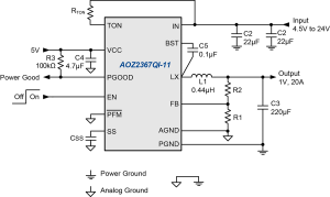 AOZ2367QI-11 Typ App Drawing