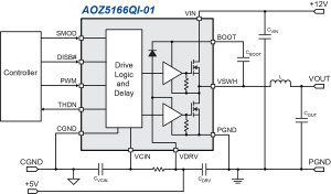 AOZ5166QI-01 Typ App Drawing