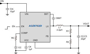 AOZ6762DI Typ App Drawing